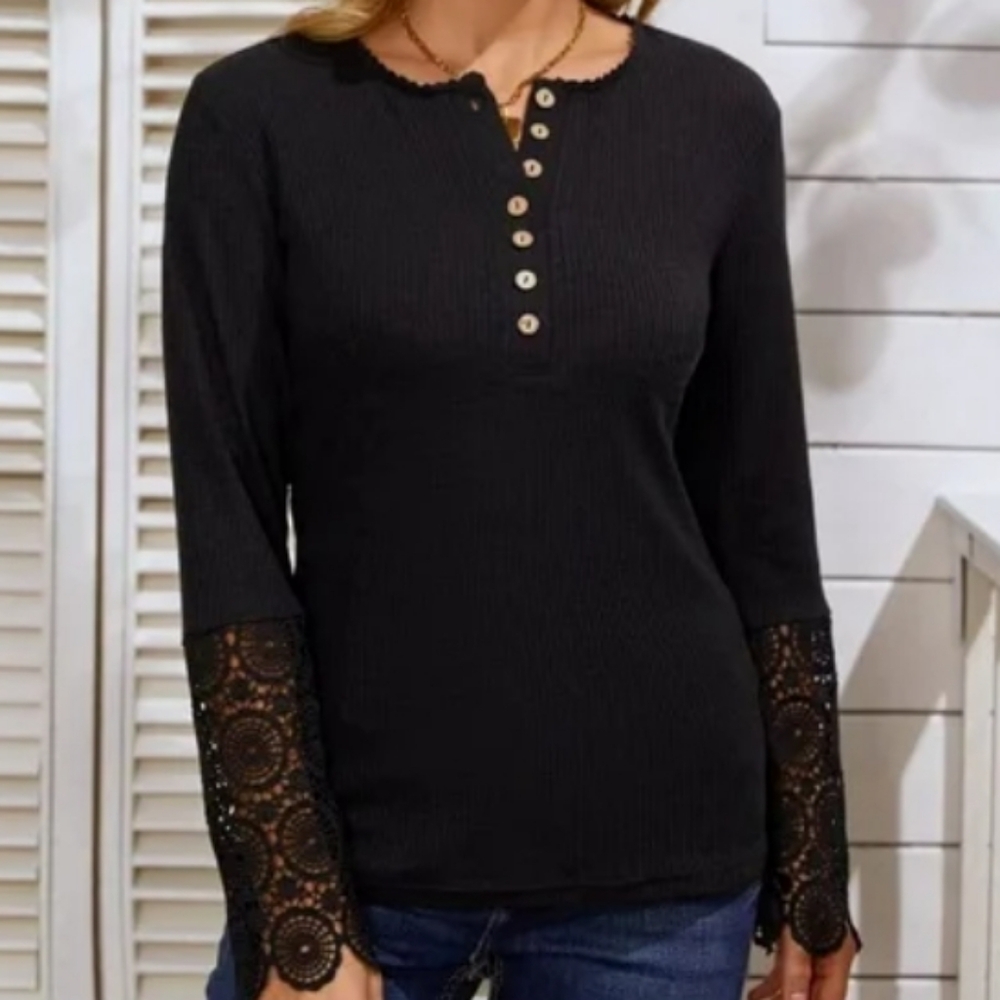 Kancystore women's V neck shirt